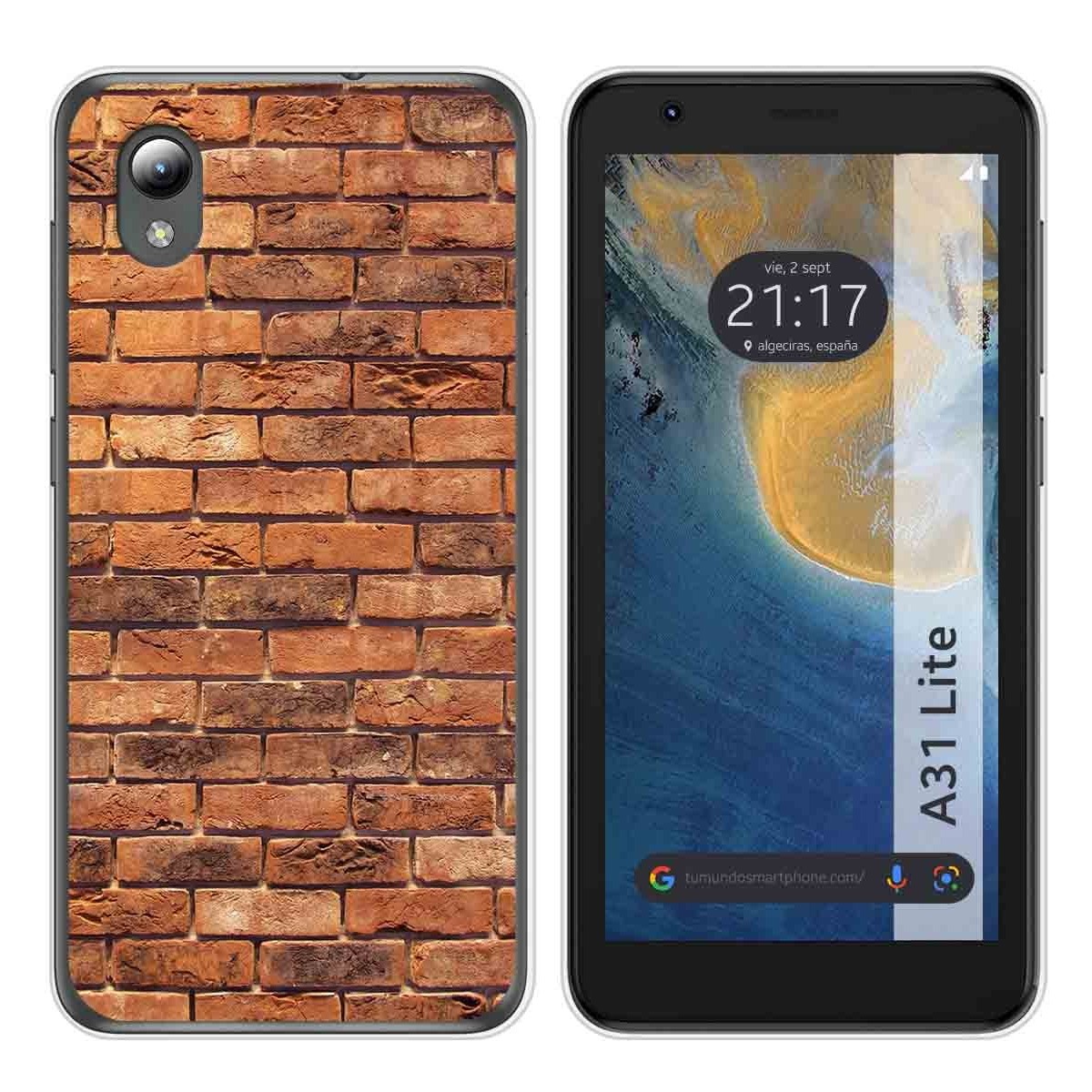 Funda Silicona para ZTE Blade A31 Lite diseño Ladrillo 04 Dibujos