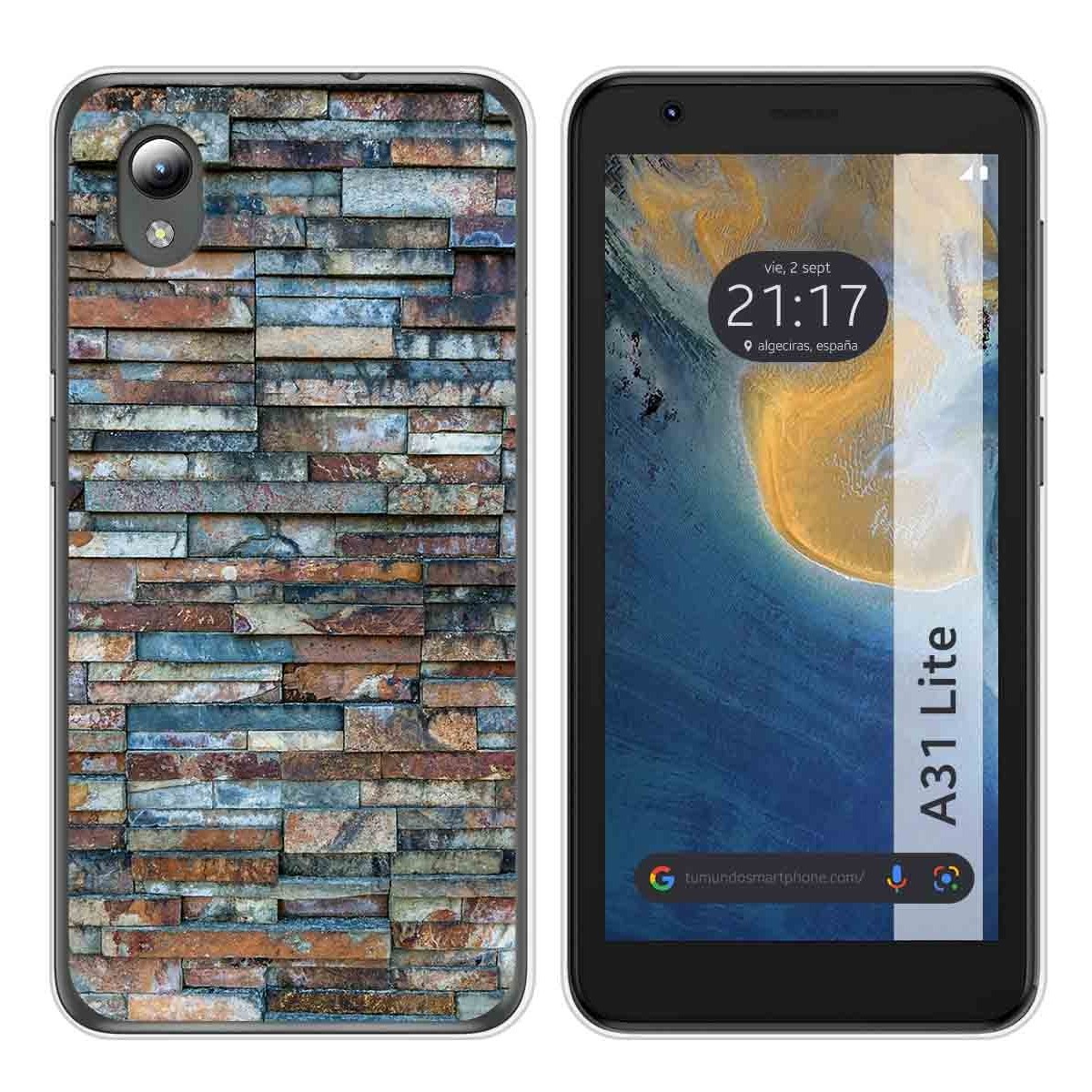 Funda Silicona para ZTE Blade A31 Lite diseño Ladrillo 05 Dibujos