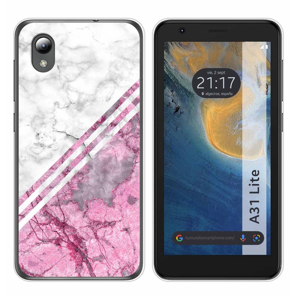Funda Silicona para ZTE Blade A31 Lite diseño Mármol 03 Dibujos