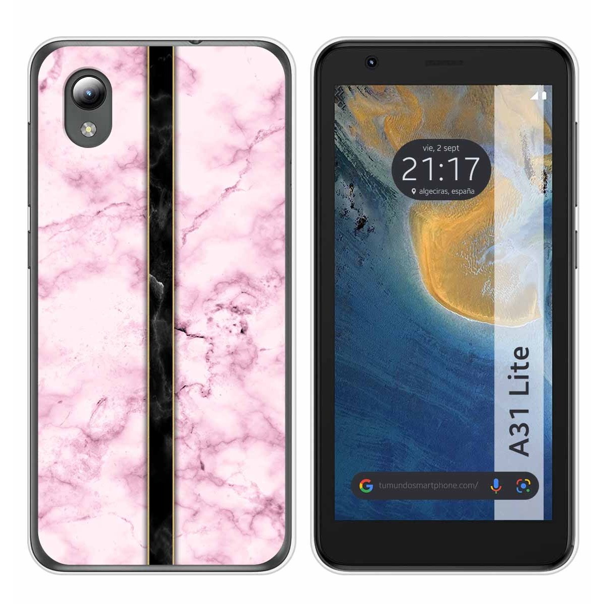 Funda Silicona para ZTE Blade A31 Lite diseño Mármol 04 Dibujos