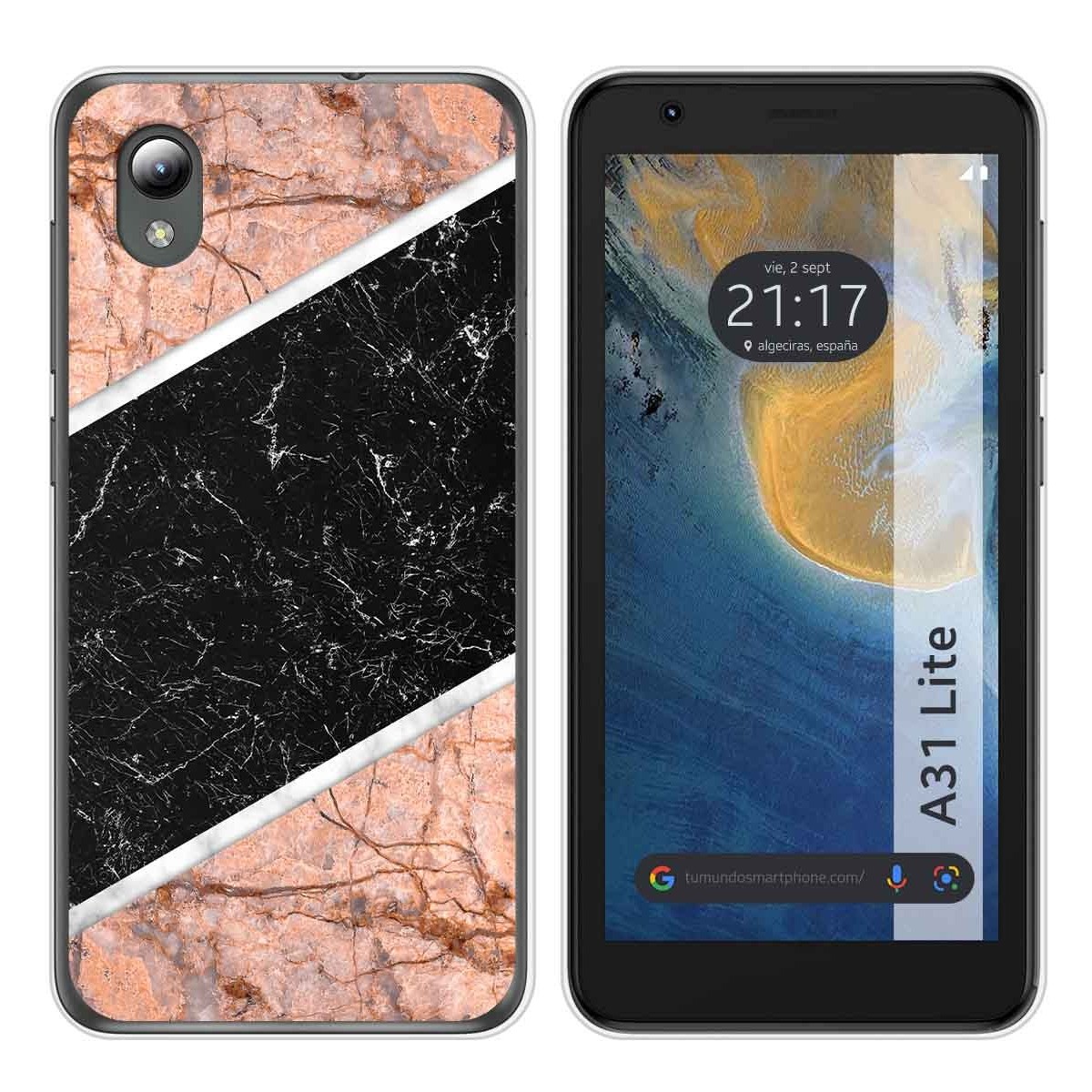 Funda Silicona para ZTE Blade A31 Lite diseño Mármol 07 Dibujos
