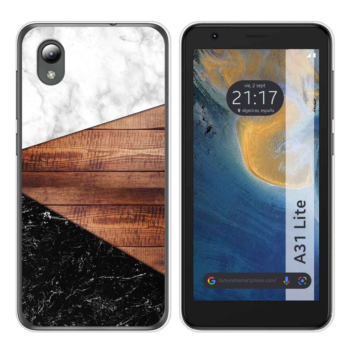 Funda Silicona para ZTE Blade A31 Lite diseño Mármol 11 Dibujos