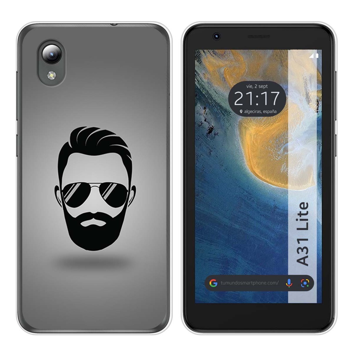 Funda Silicona para ZTE Blade A31 Lite diseño Barba Dibujos