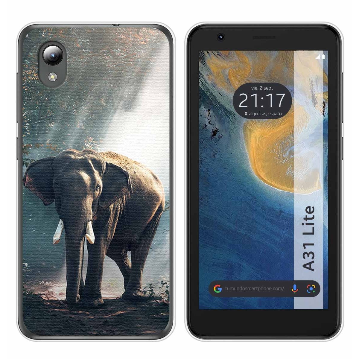 Funda Silicona para ZTE Blade A31 Lite diseño Elefante Dibujos