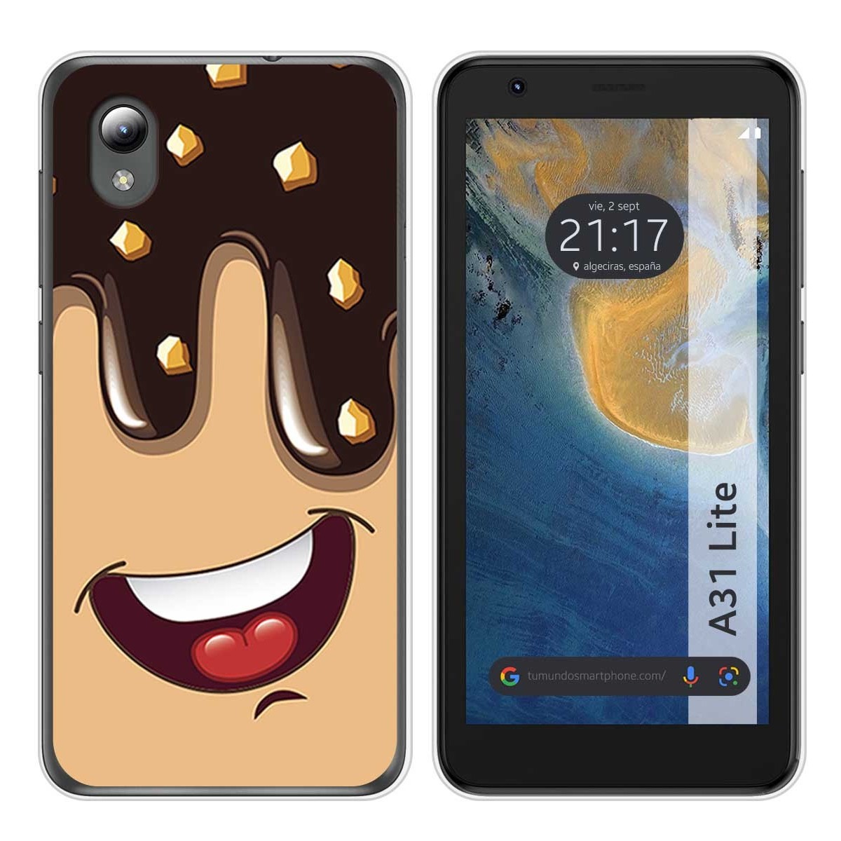 Funda Silicona para ZTE Blade A31 Lite diseño Helado Chocolate Dibujos