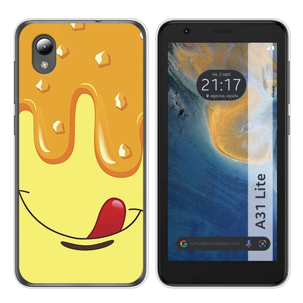 Funda Silicona para ZTE Blade A31 Lite diseño Helado Vainilla Dibujos