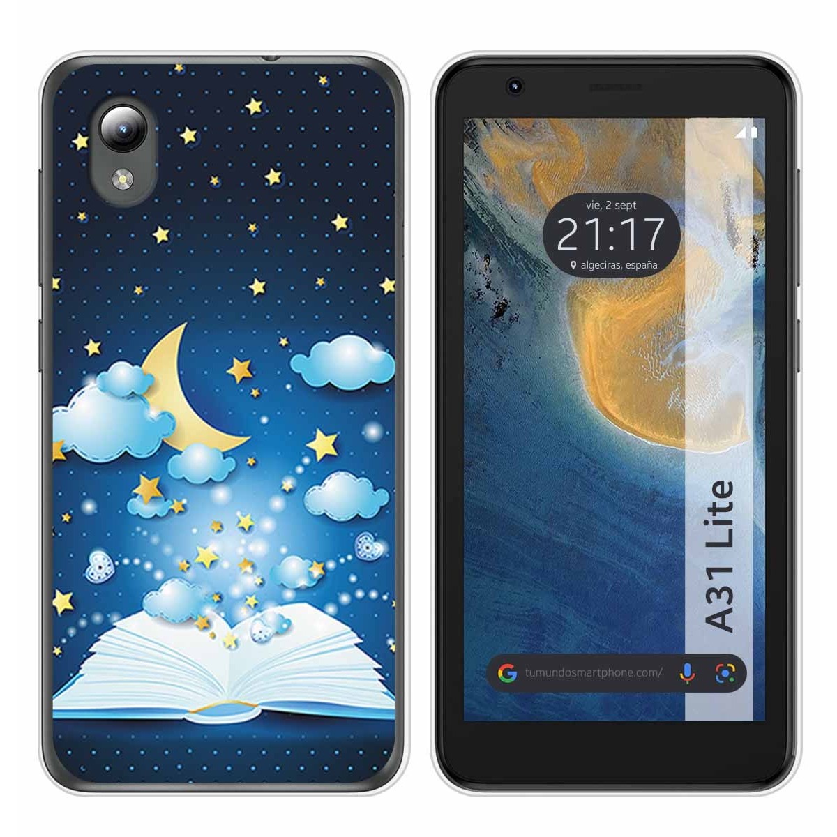Funda Silicona para ZTE Blade A31 Lite diseño Libro Cuentos Dibujos
