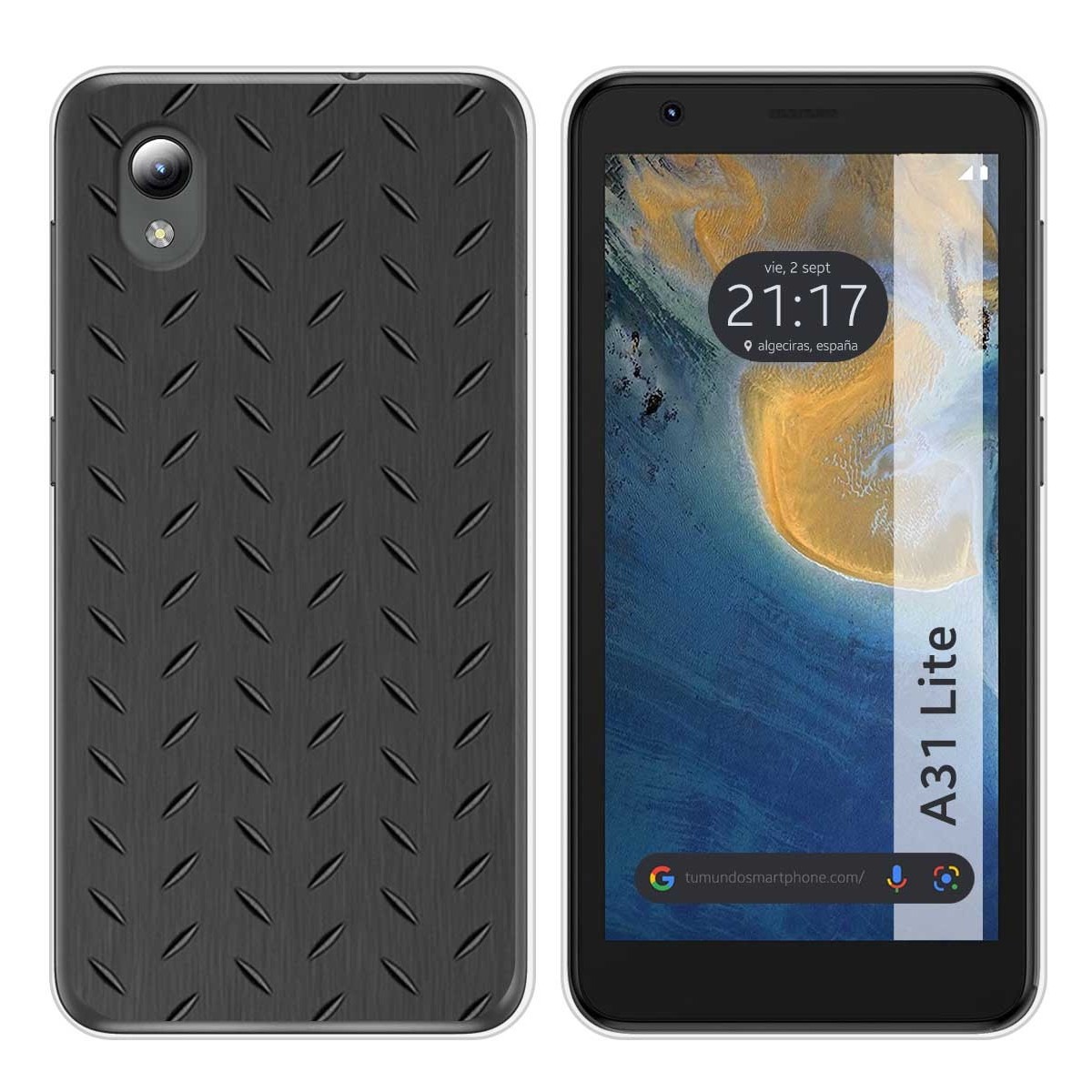 Funda Silicona para ZTE Blade A31 Lite diseño Metal Dibujos