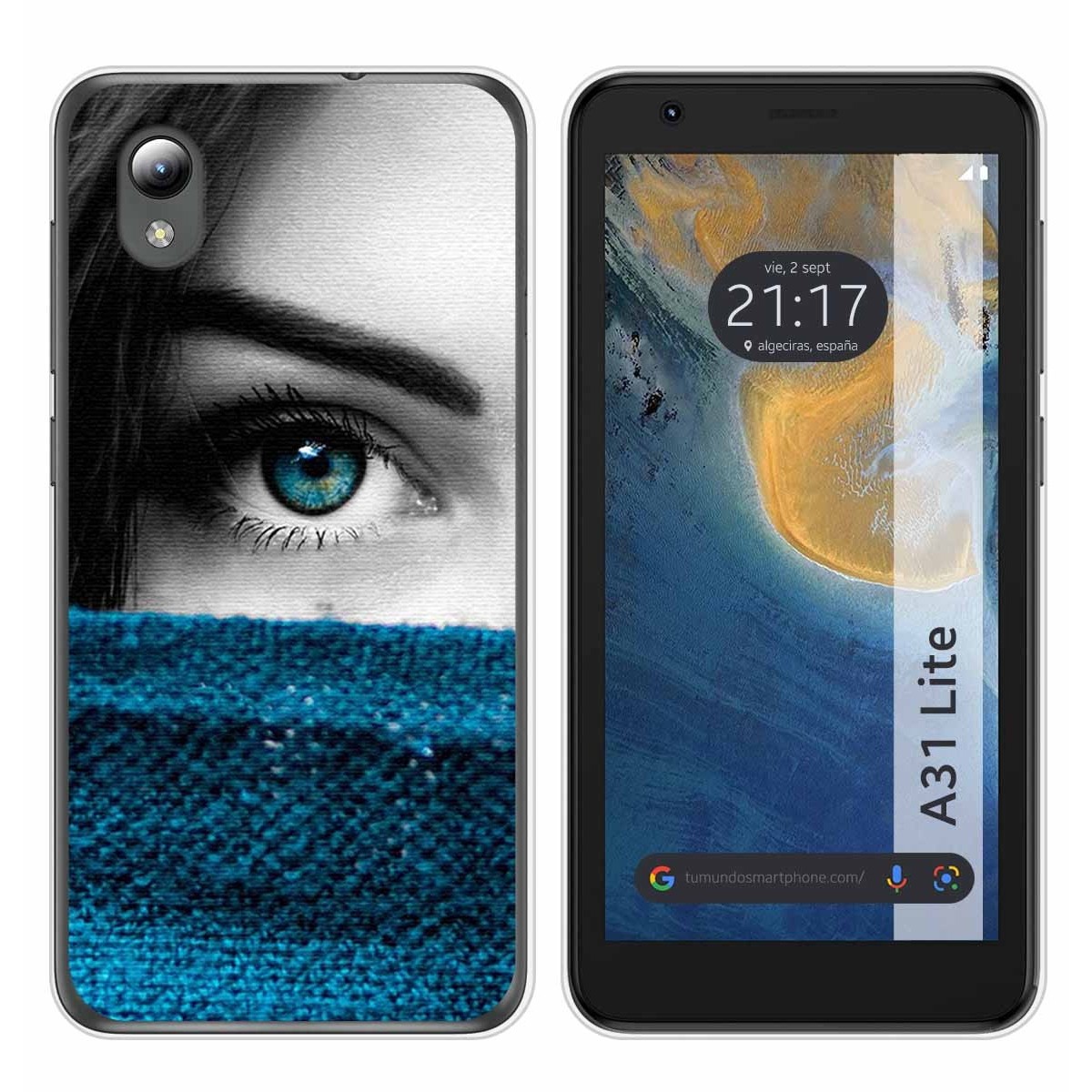 Funda Silicona para ZTE Blade A31 Lite diseño Ojo Dibujos