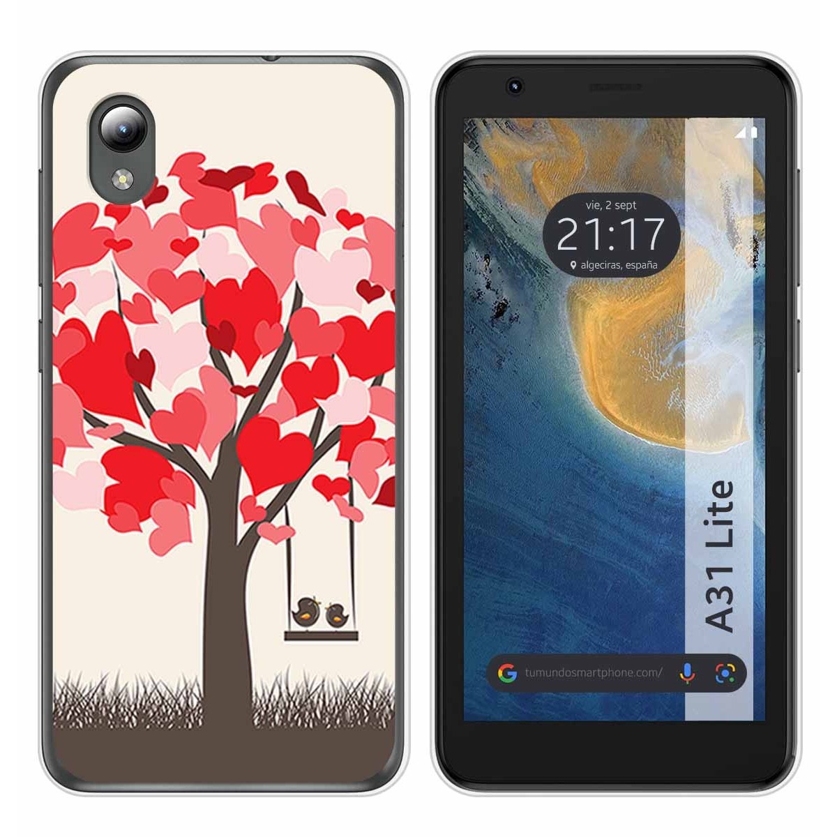 Funda Silicona para ZTE Blade A31 Lite diseño Pajaritos Dibujos