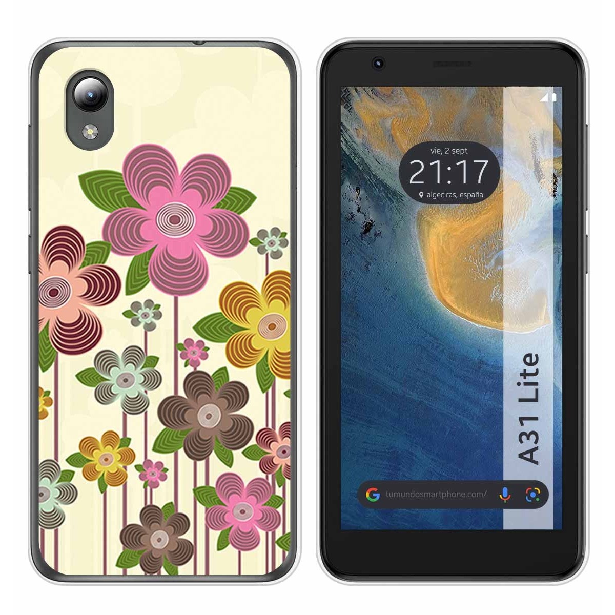 Funda Silicona para ZTE Blade A31 Lite diseño Primavera En Flor Dibujos