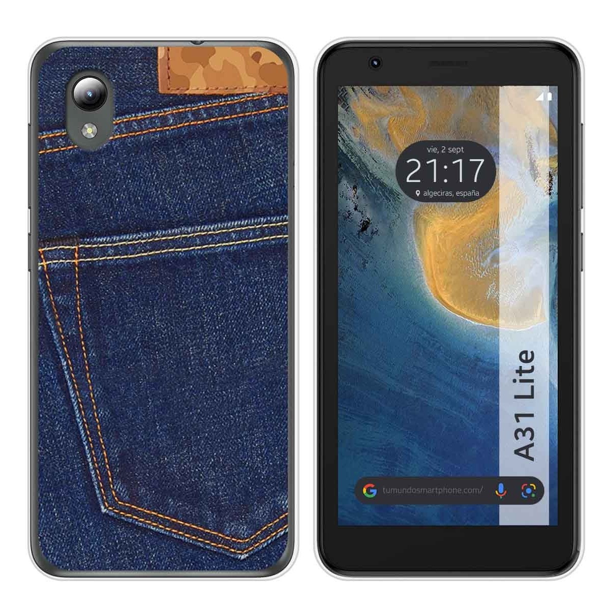 Funda Silicona para ZTE Blade A31 Lite diseño Vaquero Dibujos
