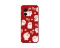 Funda Silicona Líquida Roja para Oppo A77 5G diseño Cerdos Dibujos