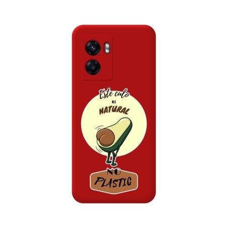 Funda Silicona Líquida Roja para Oppo A77 5G diseño Culo Natural Dibujos