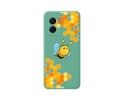 Funda Silicona Líquida Verde para Oppo A77 5G diseño Abeja Dibujos