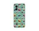 Funda Silicona Líquida Verde para Oppo A77 5G diseño Catrina Dibujos