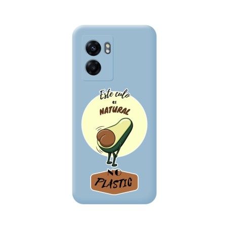Funda Silicona Líquida Azul para Realme Narzo 50 5G diseño Culo Natural Dibujos