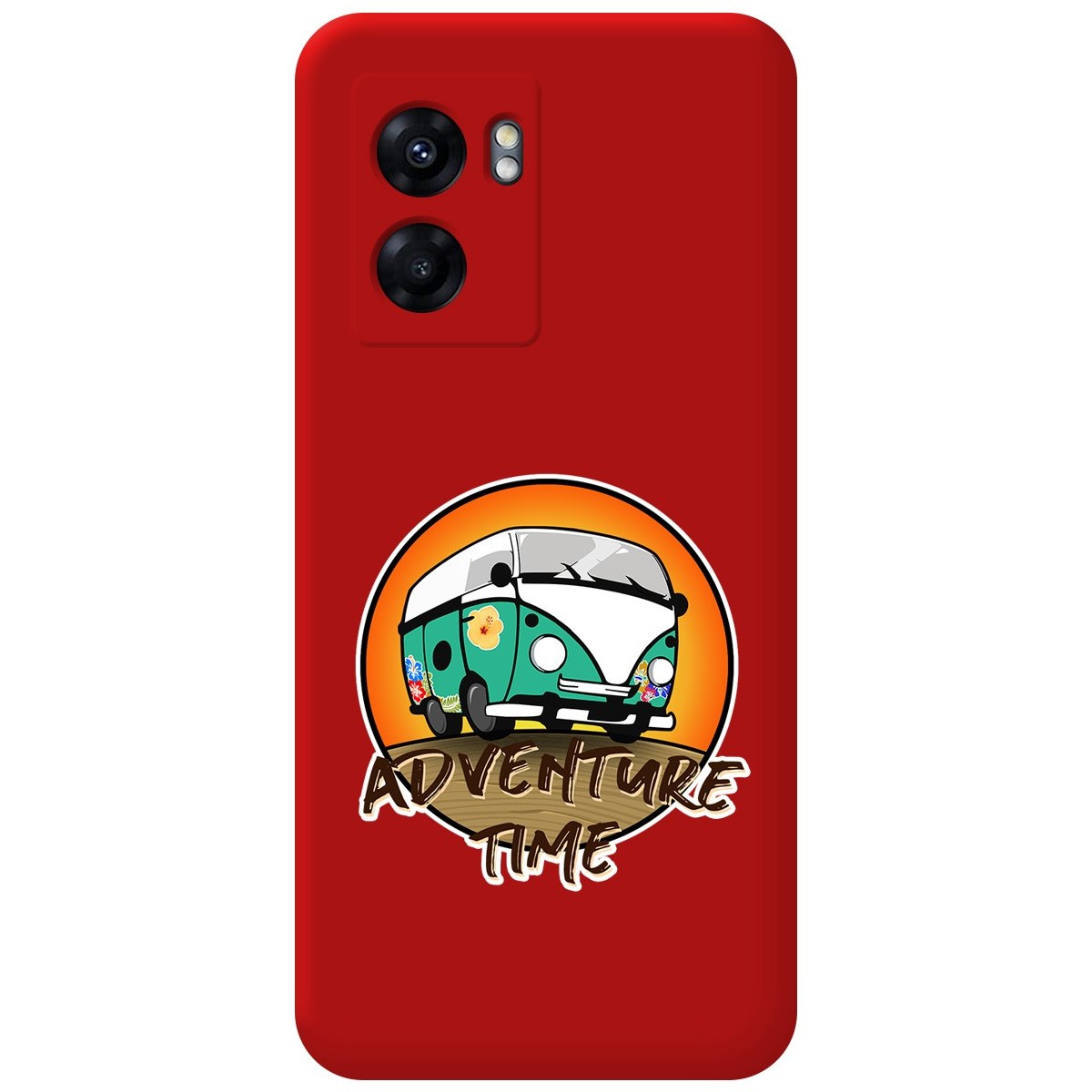 Funda Silicona Líquida Roja para Realme Narzo 50 5G diseño Adventure Time Dibujos
