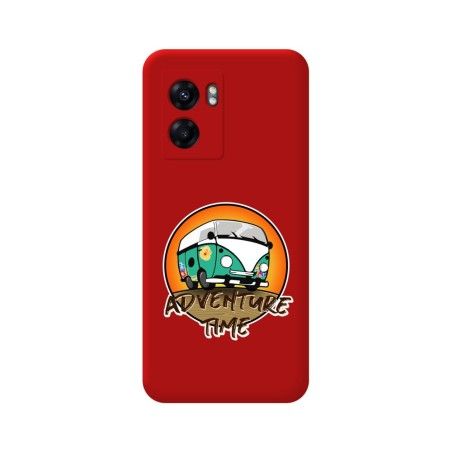 Funda Silicona Líquida Roja para Realme Narzo 50 5G diseño Adventure Time Dibujos