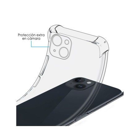 Funda Silicona Antigolpes Transparente compatible con iPhone 14 (6.1)
