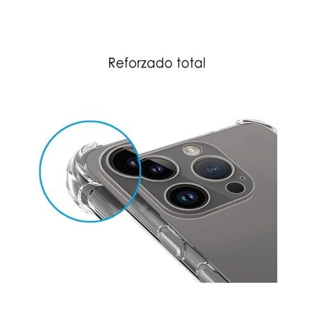 Funda Silicona Antigolpes Transparente compatible con iPhone 14 Pro (6.1)