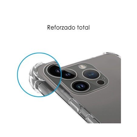 Funda Silicona Antigolpes Transparente compatible con iPhone 14 Pro Max (6.7)