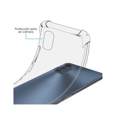 Funda Silicona Antigolpes Transparente para Motorola Moto E32 4G