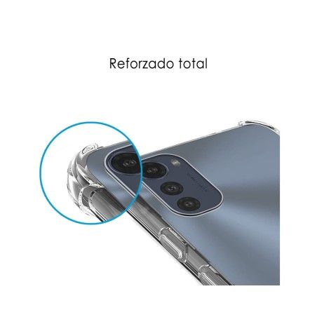 Funda Silicona Antigolpes Transparente para Motorola Moto E32 4G