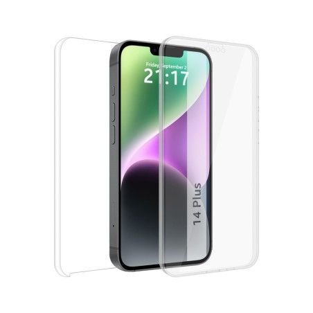 Funda Doble Transparente Pc + Tpu Full Body 360 compatible con iPhone 14 Plus (6.7)