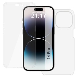 Funda Doble Transparente Pc + Tpu Full Body 360 compatible con iPhone 14 Pro (6.1) 2