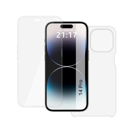 Funda Doble Transparente Pc + Tpu Full Body 360 compatible con iPhone 14 Pro (6.1)