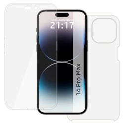 Funda Doble Transparente Pc + Tpu Full Body 360 compatible con iPhone 14 Pro Max (6.7) 2