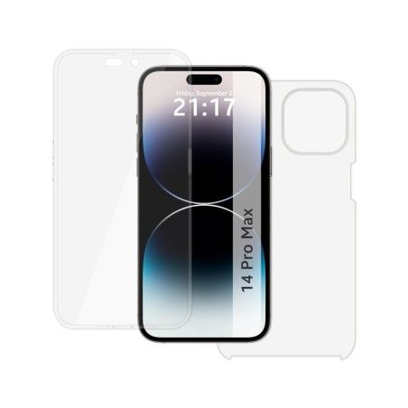 Funda Doble Transparente Pc + Tpu Full Body 360 compatible con iPhone 14 Pro Max (6.7)