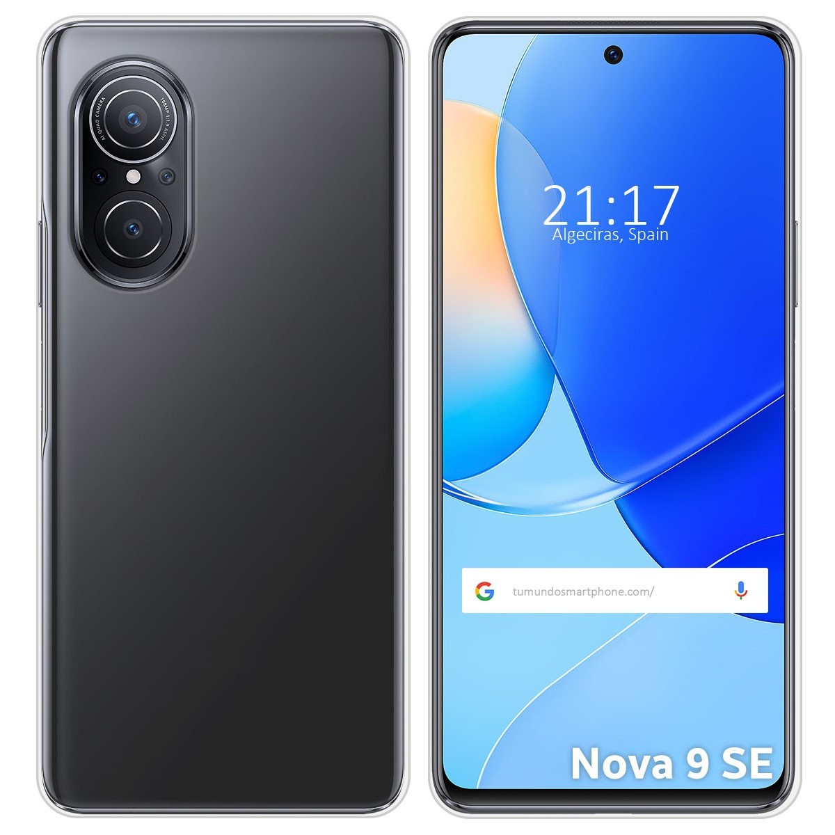 Funda Silicona Gel TPU Transparente para Huawei Nova 9 SE