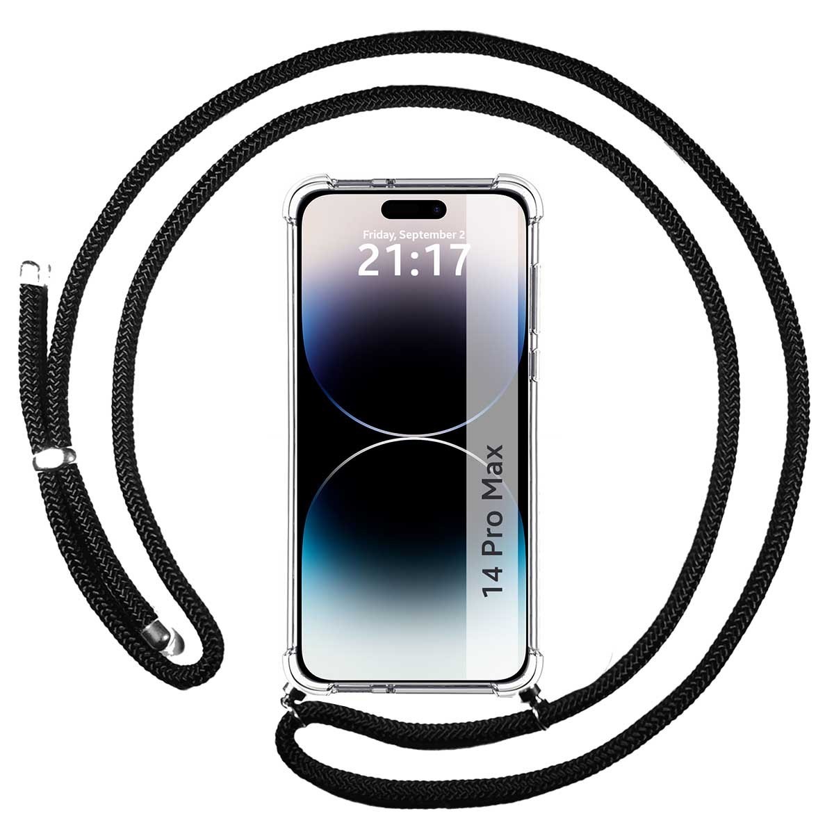 Cristal Templado 5D - iPhone 14 Pro Max 6.7 Negro