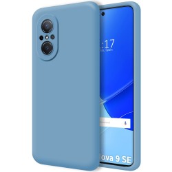 Funda Silicona Líquida Ultra Suave para Huawei Nova 9 SE color Azul
