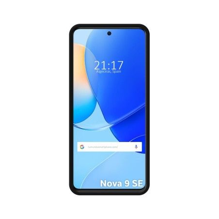 Funda Silicona Líquida Ultra Suave para Huawei Nova 9 SE color Negra