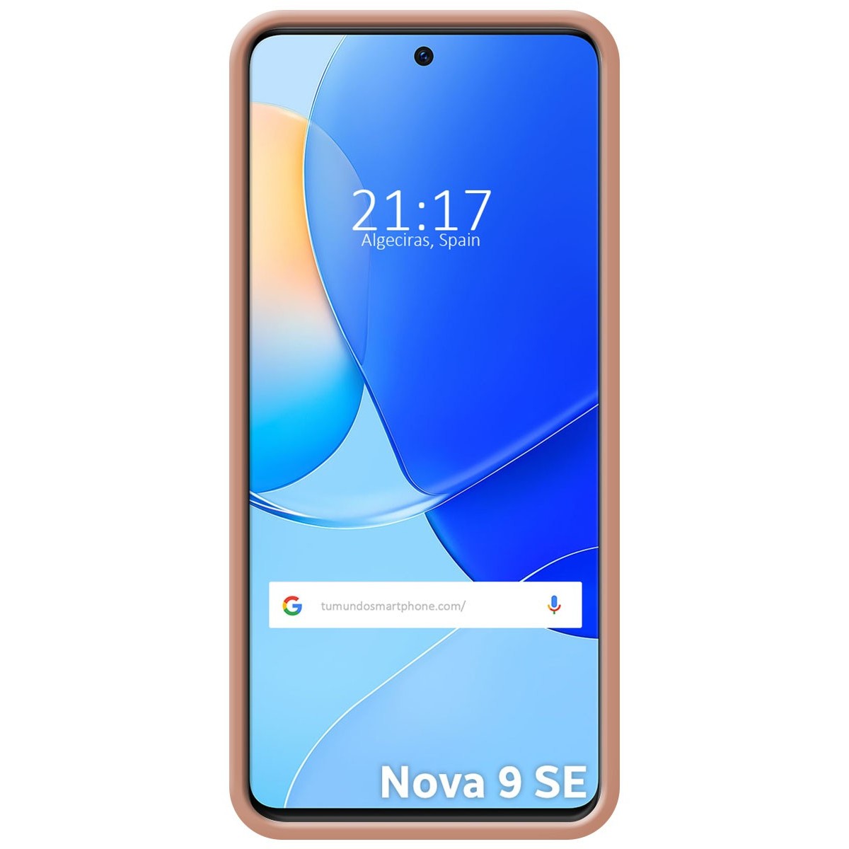 Funda Silicona Líquida Ultra Suave para Huawei Nova 9 SE color Rosa