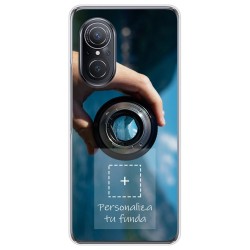 Personaliza tu Funda Silicona Gel Tpu Transparente con tu Fotografia para Huawei Nova 9 SE Dibujo Personalizada