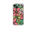 Funda Silicona Antigolpes compatible con iPhone 14 (6.1) diseño Flores 02 Dibujos