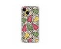 Funda Silicona Antigolpes compatible con iPhone 14 (6.1) diseño Flores 11 Dibujos