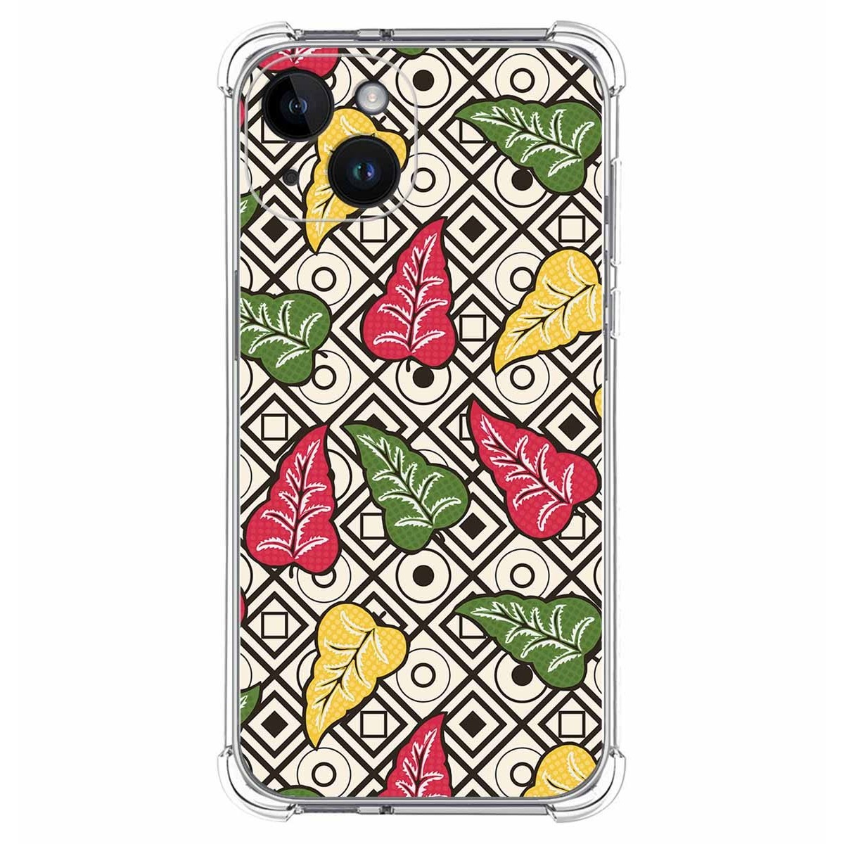 Funda Silicona Antigolpes compatible con iPhone 14 (6.1) diseño Flores 11 Dibujos