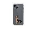 Funda Silicona Antigolpes compatible con iPhone 14 (6.1) diseño Perros 05 Dibujos