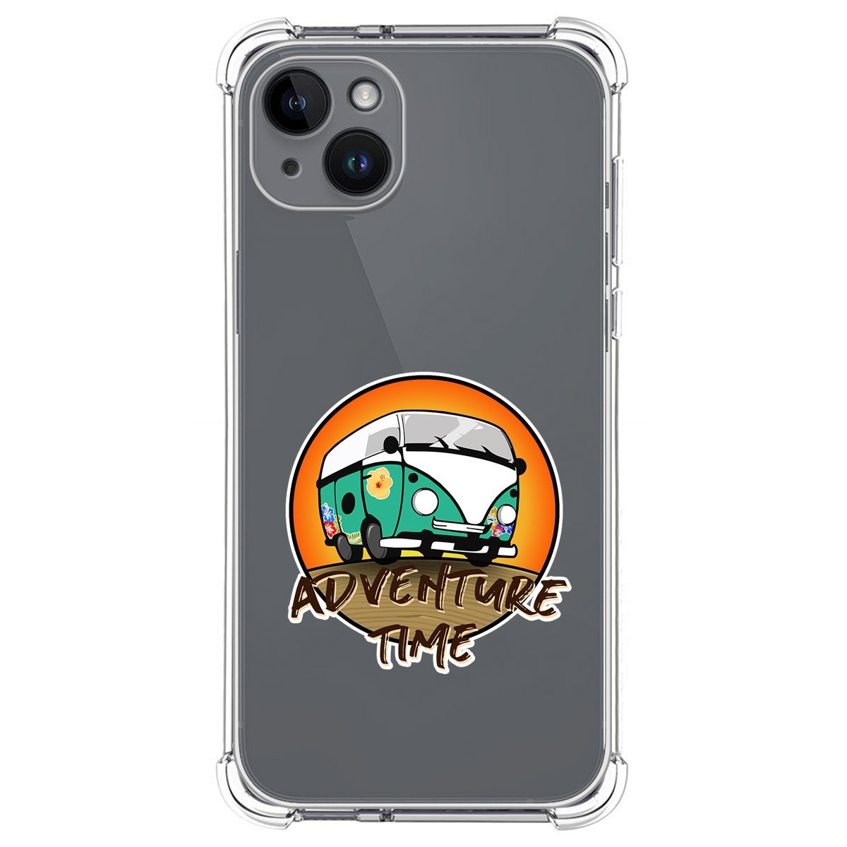 Funda Silicona Antigolpes compatible con iPhone 14 Plus (6.7) diseño Adventure Time Dibujos