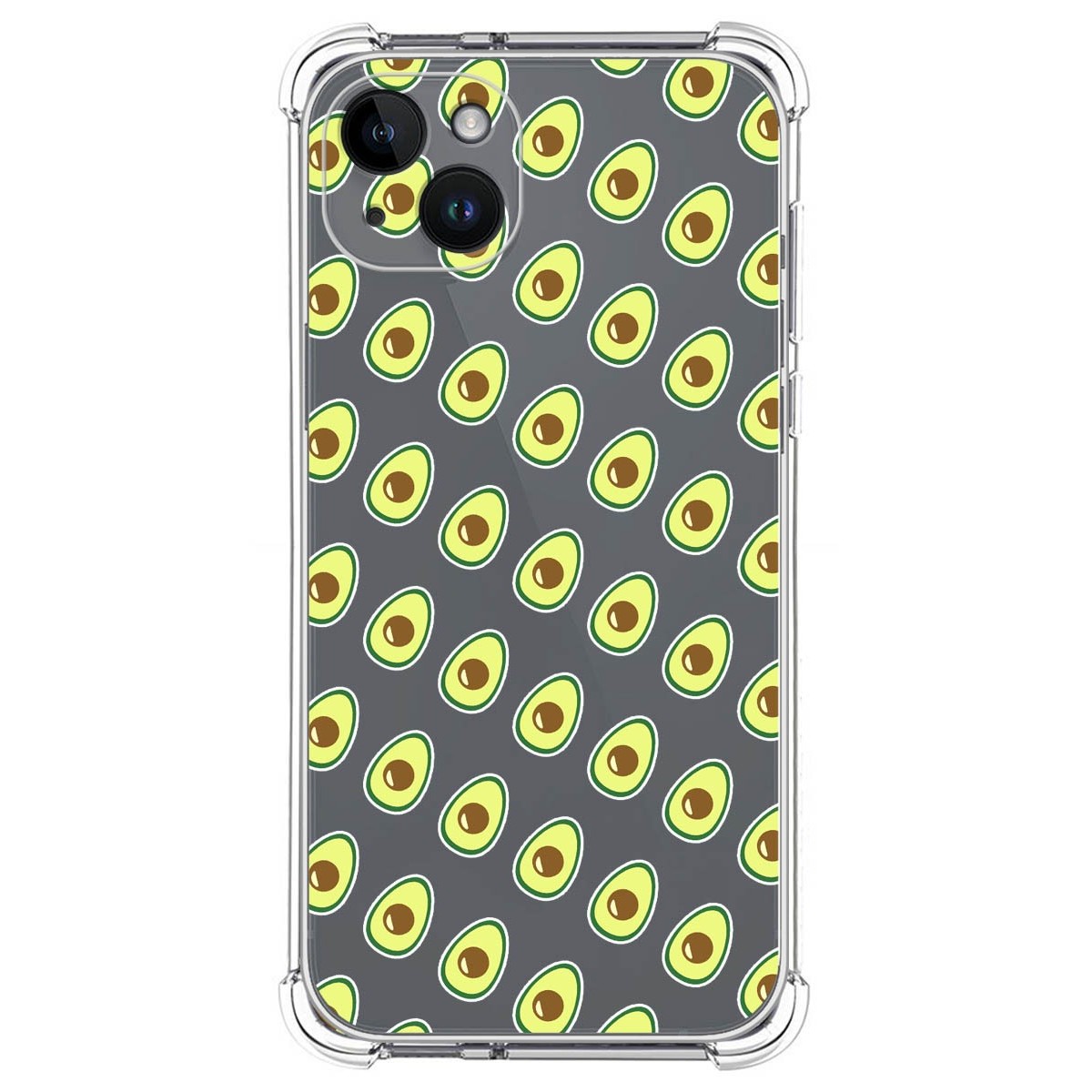 Funda Silicona Antigolpes compatible con iPhone 14 Plus (6.7) diseño Aguacate Dibujos