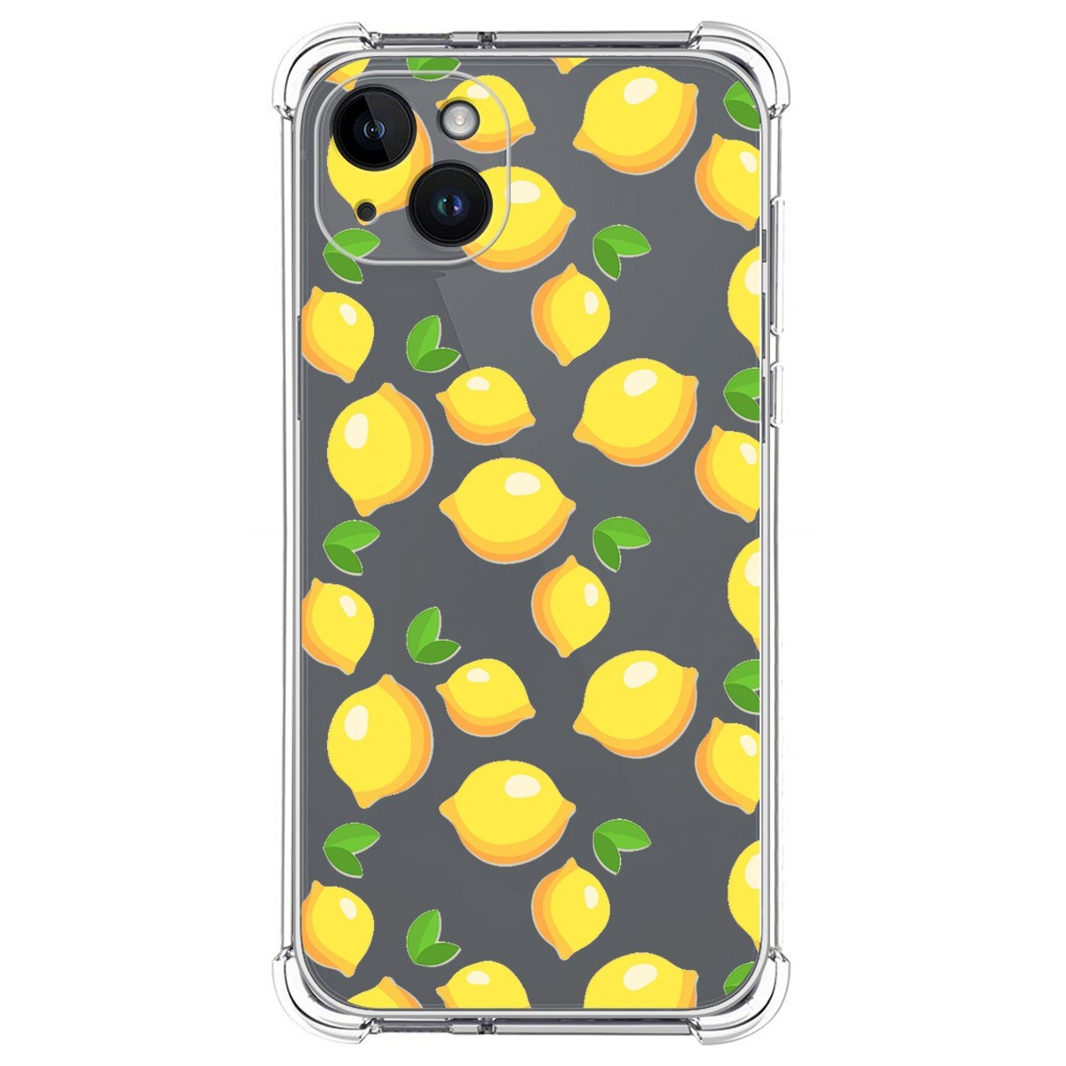 Funda Silicona Antigolpes compatible con iPhone 14 Plus (6.7) diseño Limones Dibujos