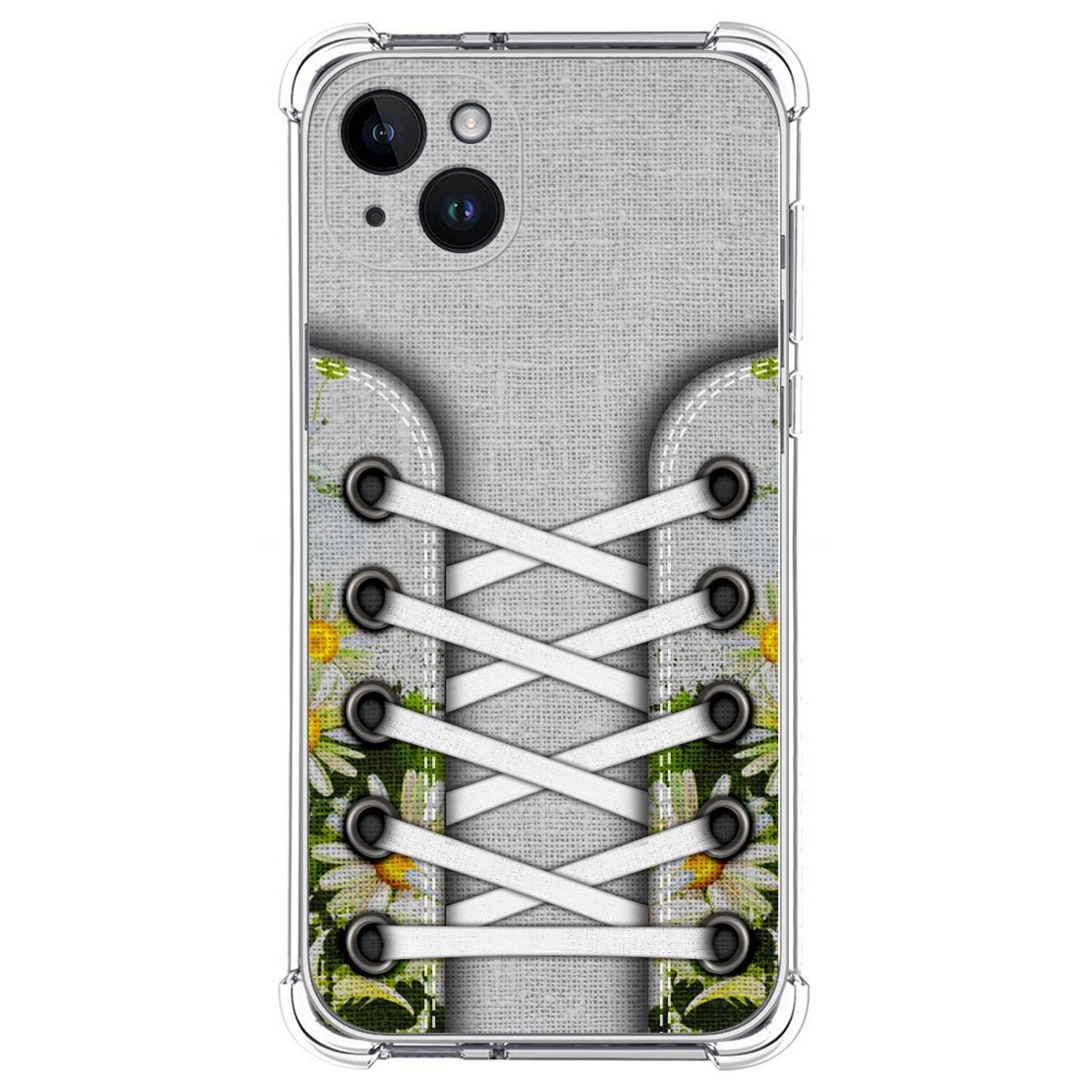 Funda Silicona Antigolpes compatible con iPhone 14 Plus (6.7) diseño Zapatillas 08 Dibujos