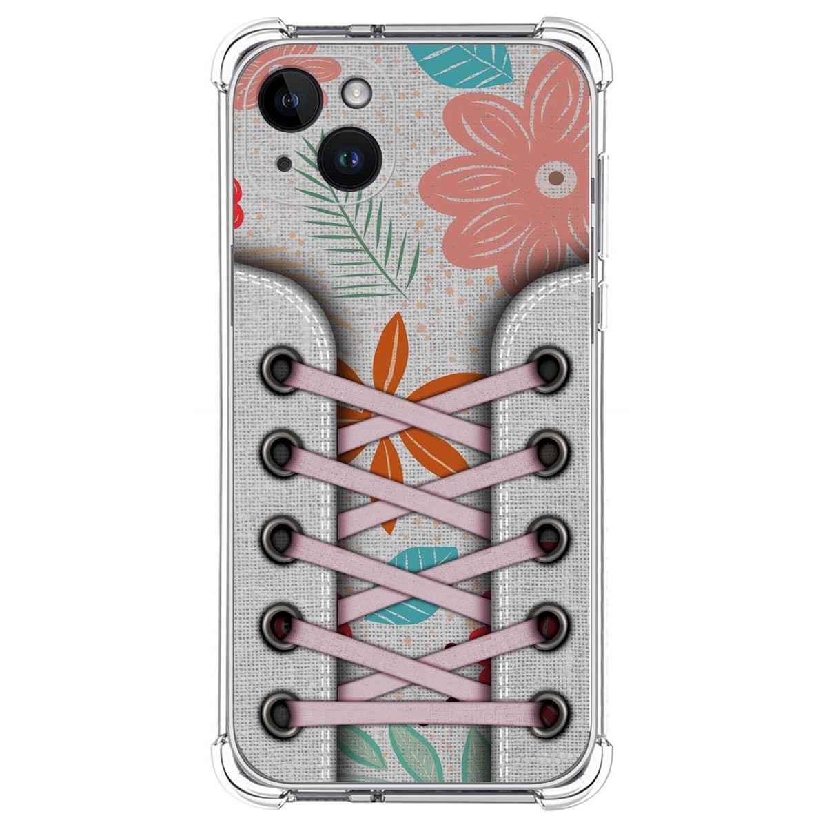 Funda Silicona Antigolpes compatible con iPhone 14 Plus (6.7) diseño Zapatillas 09 Dibujos