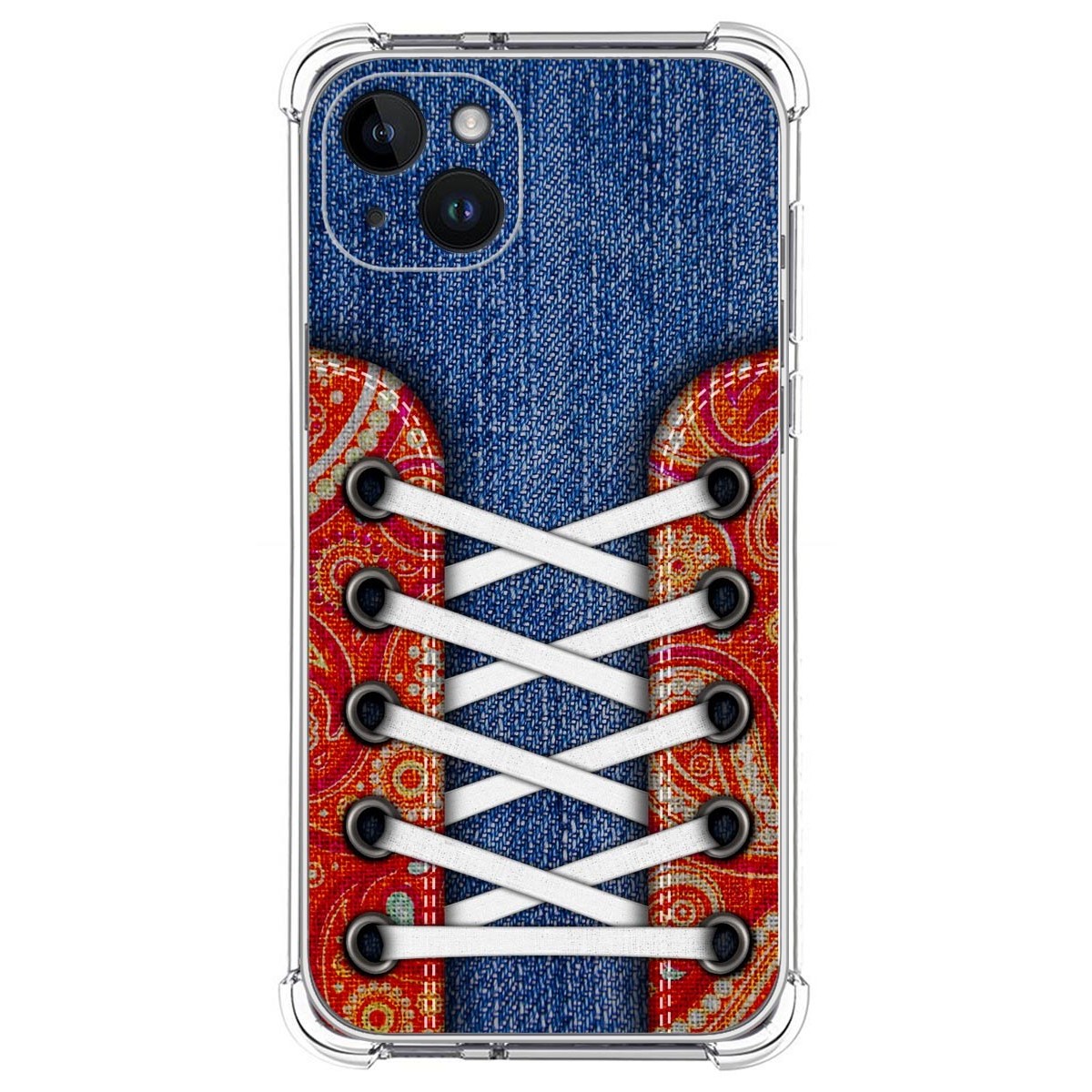 Funda Silicona Antigolpes compatible con iPhone 14 Plus (6.7) diseño Zapatillas 11 Dibujos