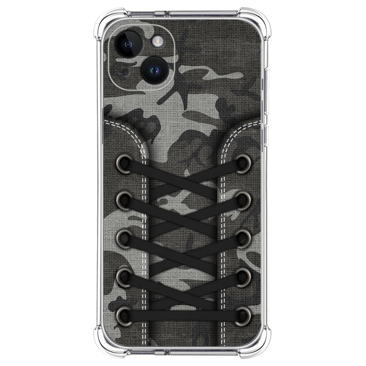 Funda Silicona Antigolpes compatible con iPhone 14 Plus (6.7) diseño Zapatillas 15 Dibujos
